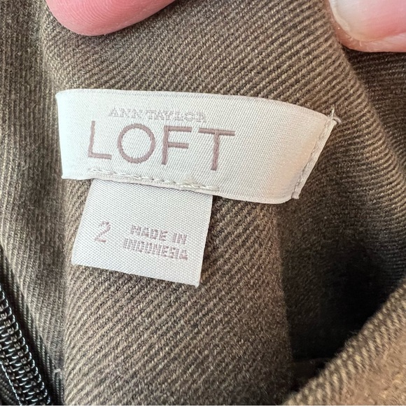 LOFT Utility A Line Skirt with Front Pockets - Picture 8 of 11